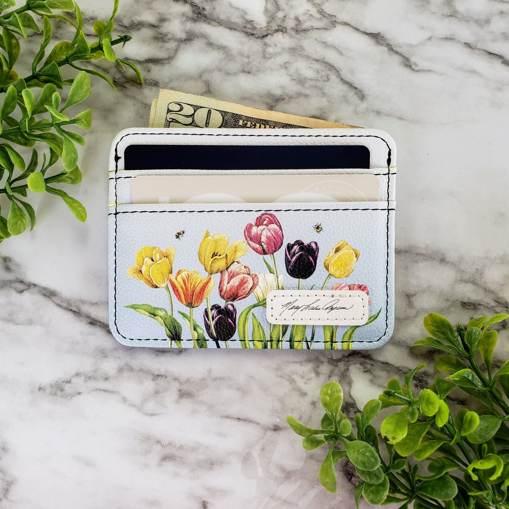 Mary Lake-Thompson Tulips Slim Wallet
