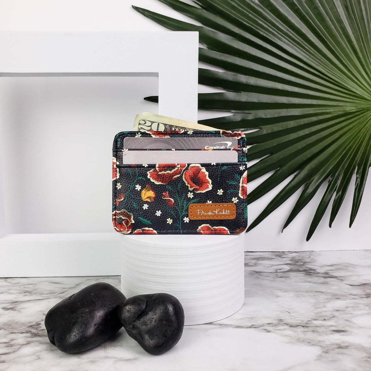 Frida Kahlo Poppies Slim Wallet