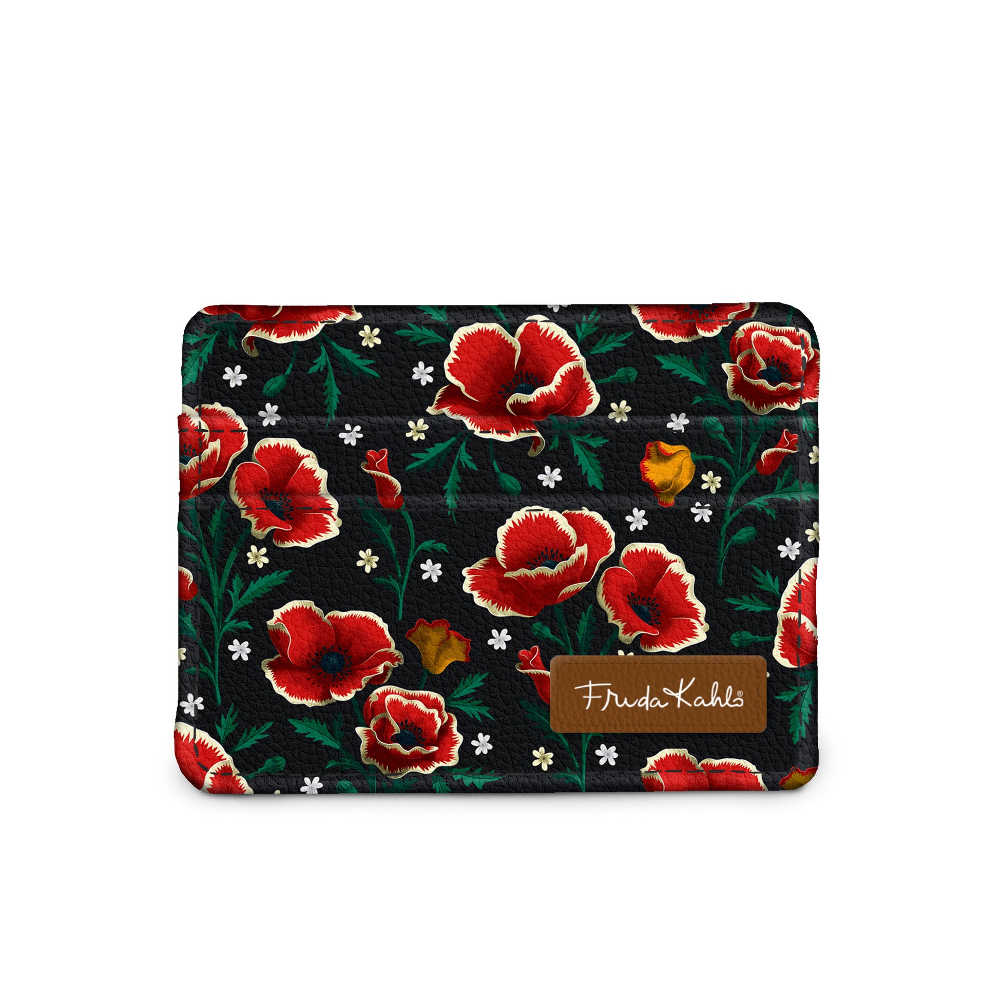 Frida Kahlo Poppies slim wallet