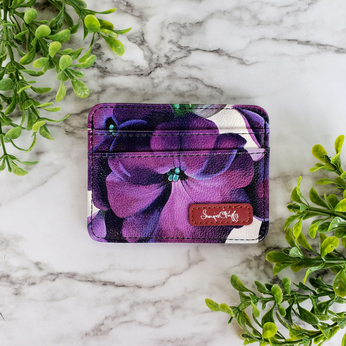 Georgia O'Keeffe Petunia Slim Wallet