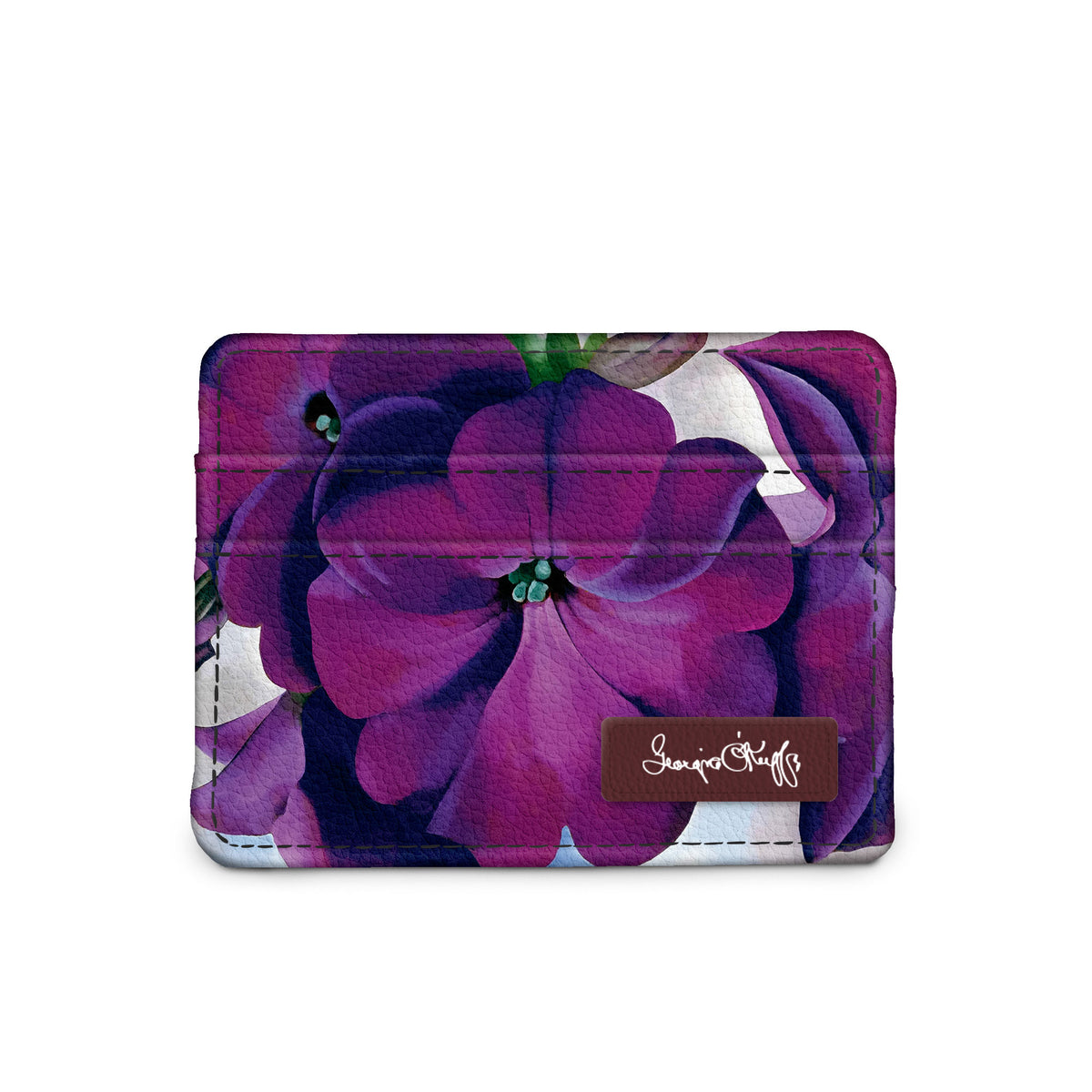 Georgia O'Keeffe Petunia slim wallet