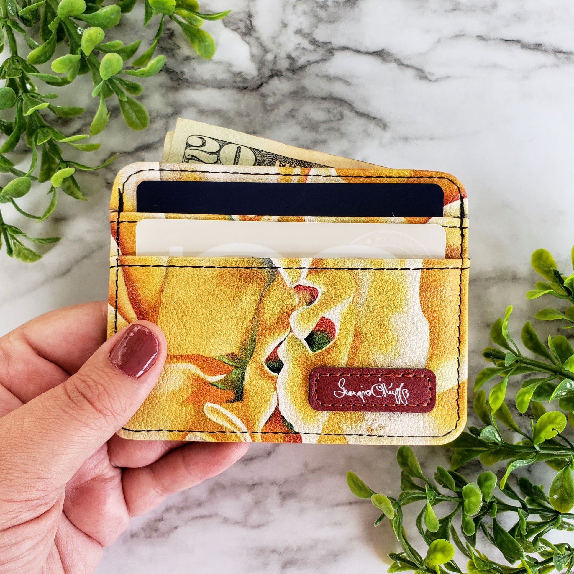 Georgia O'Keeffe Sweet Pea Slim Wallet
