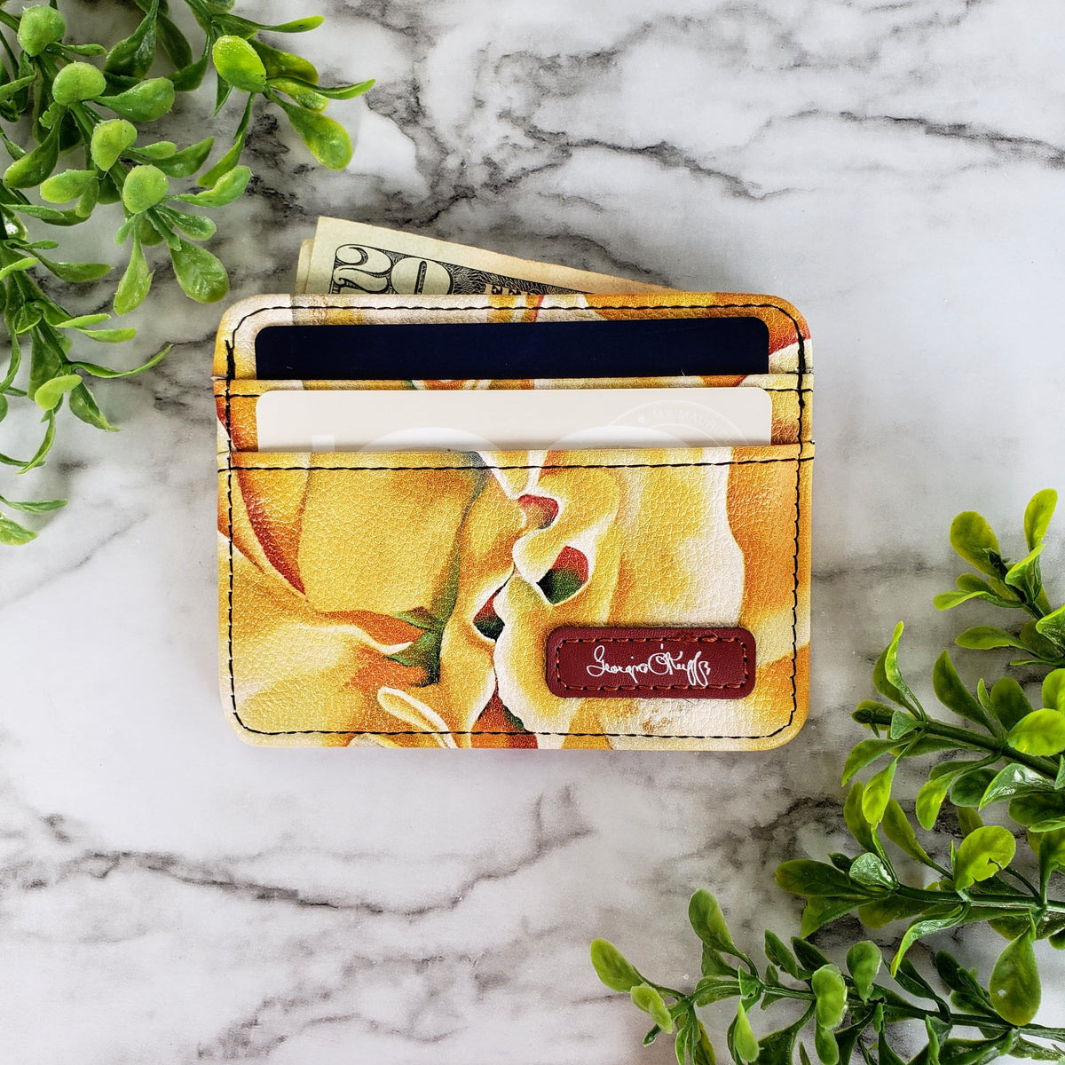 Georgia O'Keeffe Sweet Pea Slim Wallet