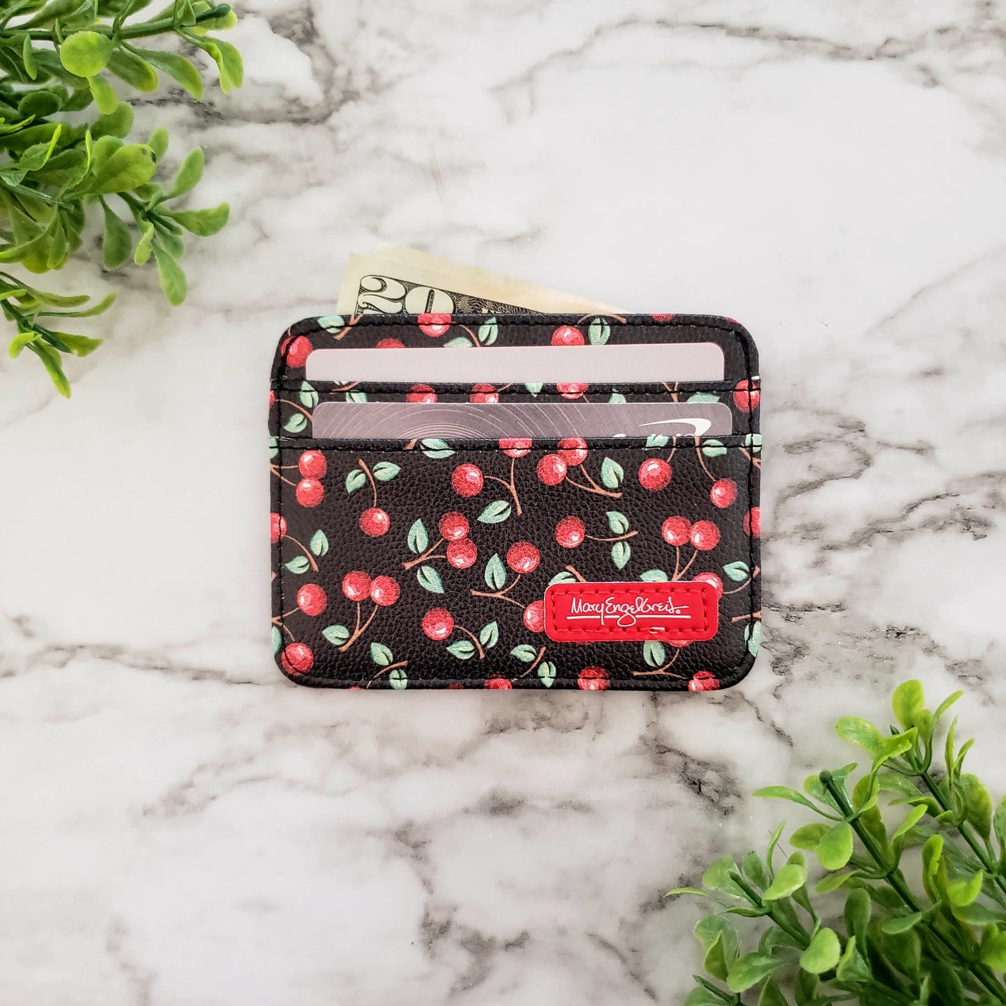 Mary Engelbreit Cherries Slim Wallet