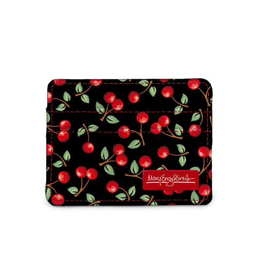 Mary Engelbreit Cherries slim wallet