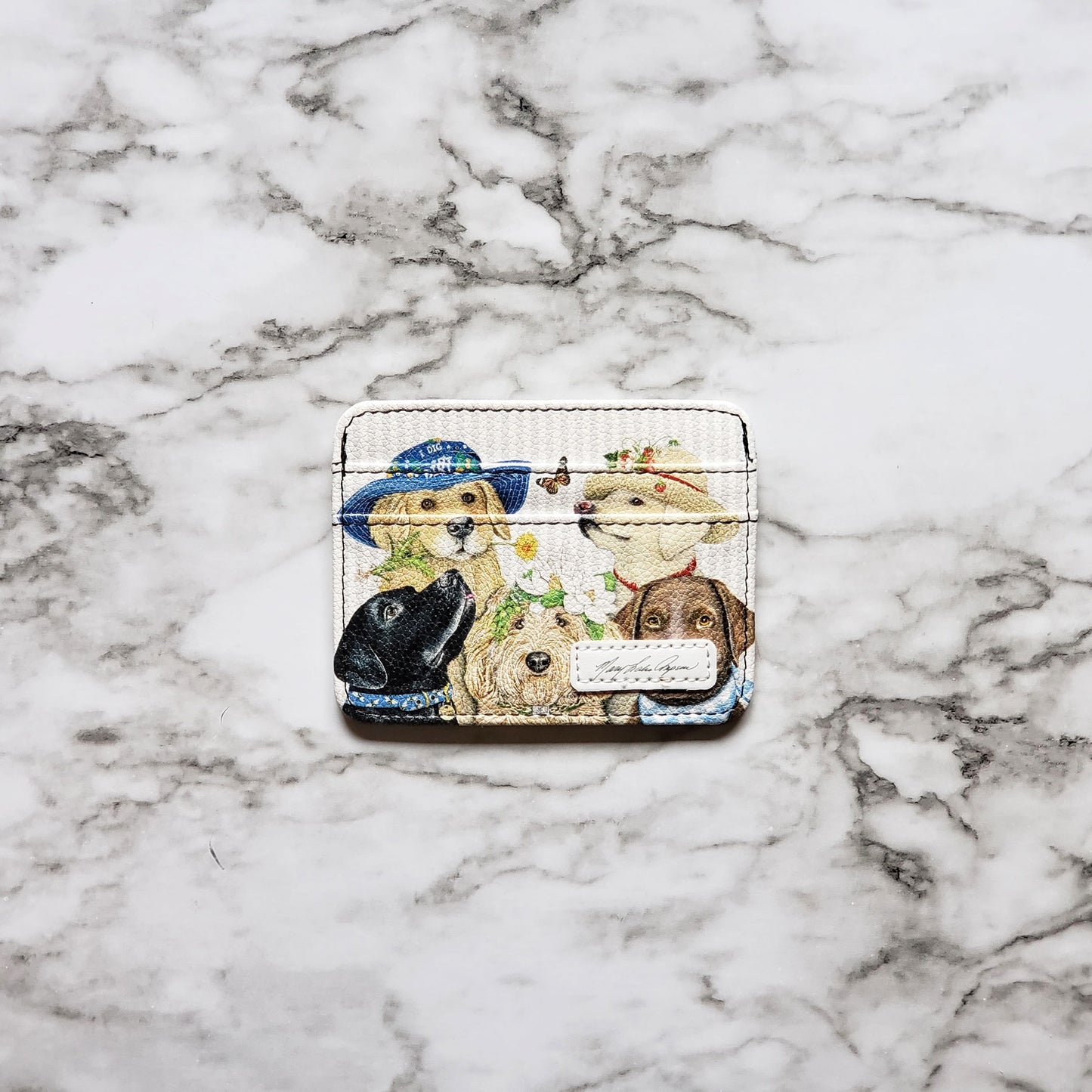 Mary Lake-Thompson Dogs Slim Wallet