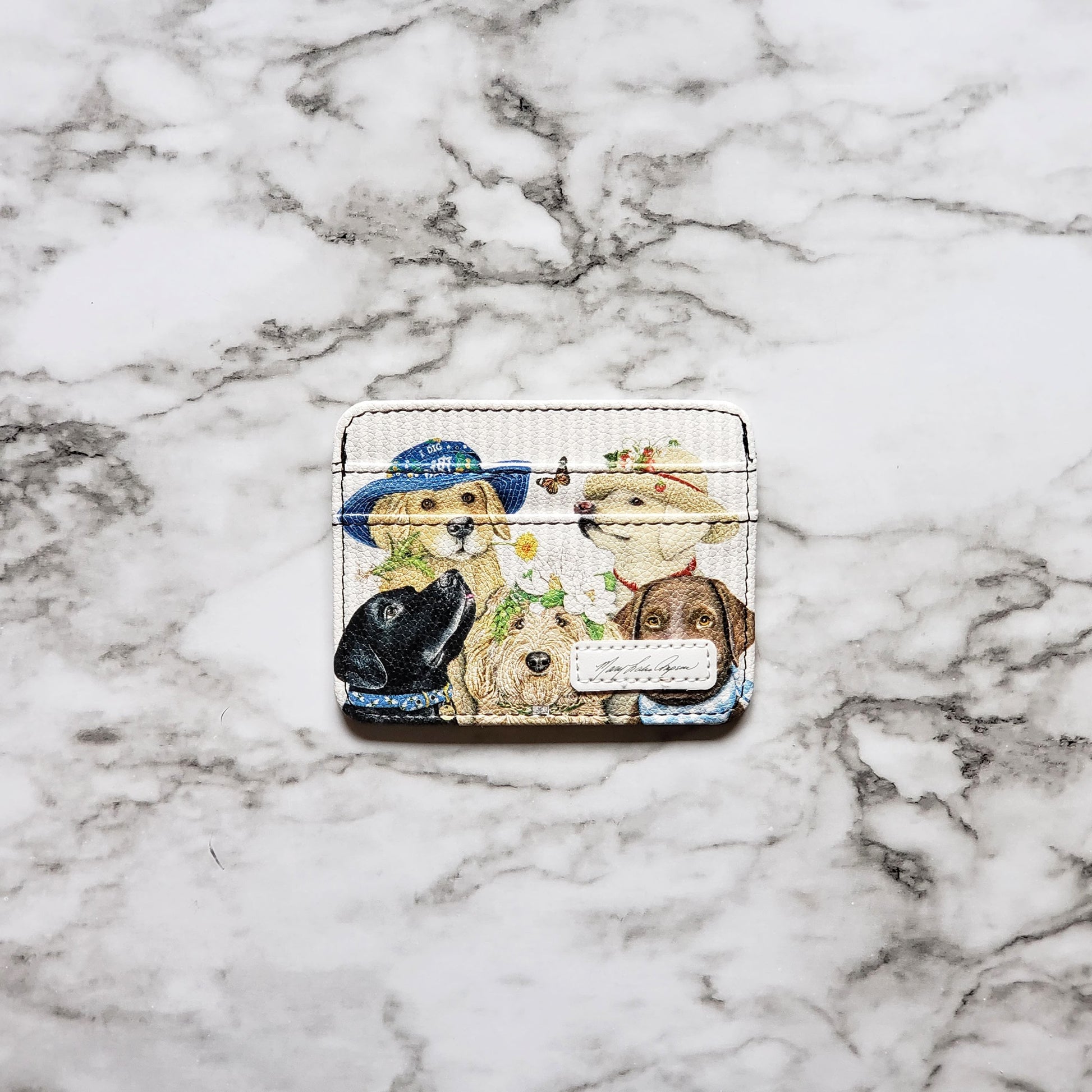 Mary Lake-Thompson Dogs Slim Wallet