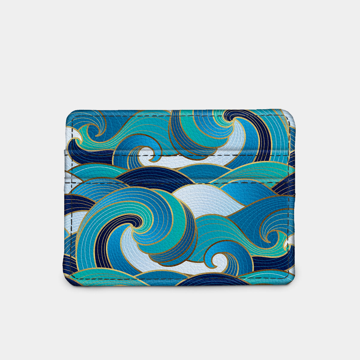 Enameled Wave Slim Wallet — SKU 82047