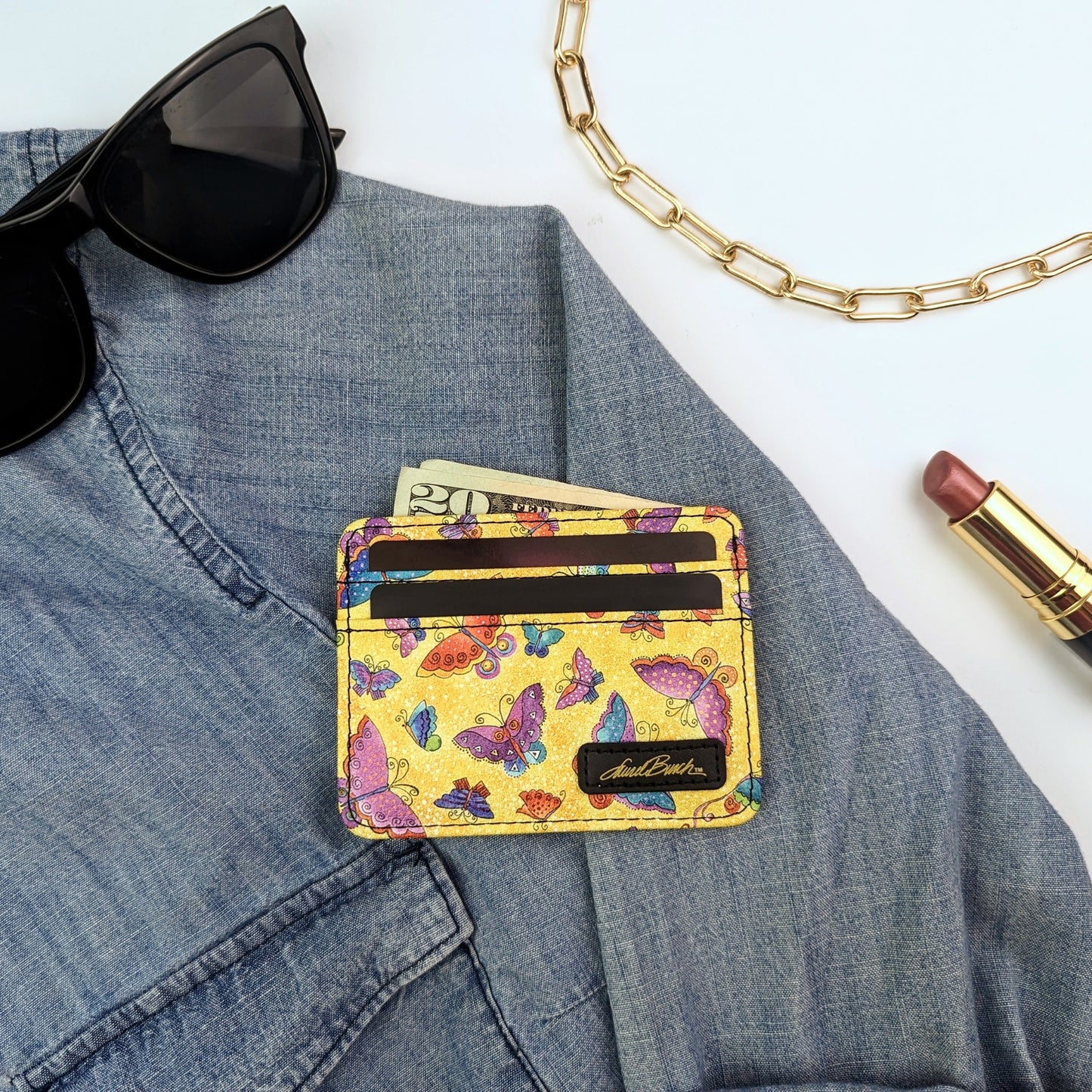 Laurel Burch Flutterbyes Slim Wallet