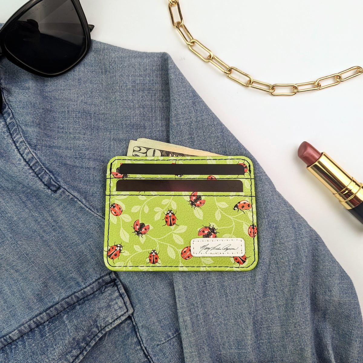Mary Lake-Thompson Ladybug Slim Wallet