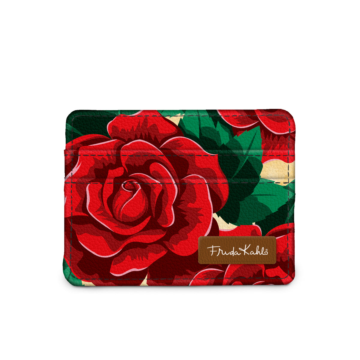 Frida Kahlo Rose slim wallet