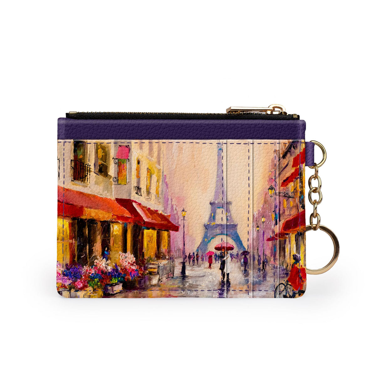 Travel Paris keychain wallet