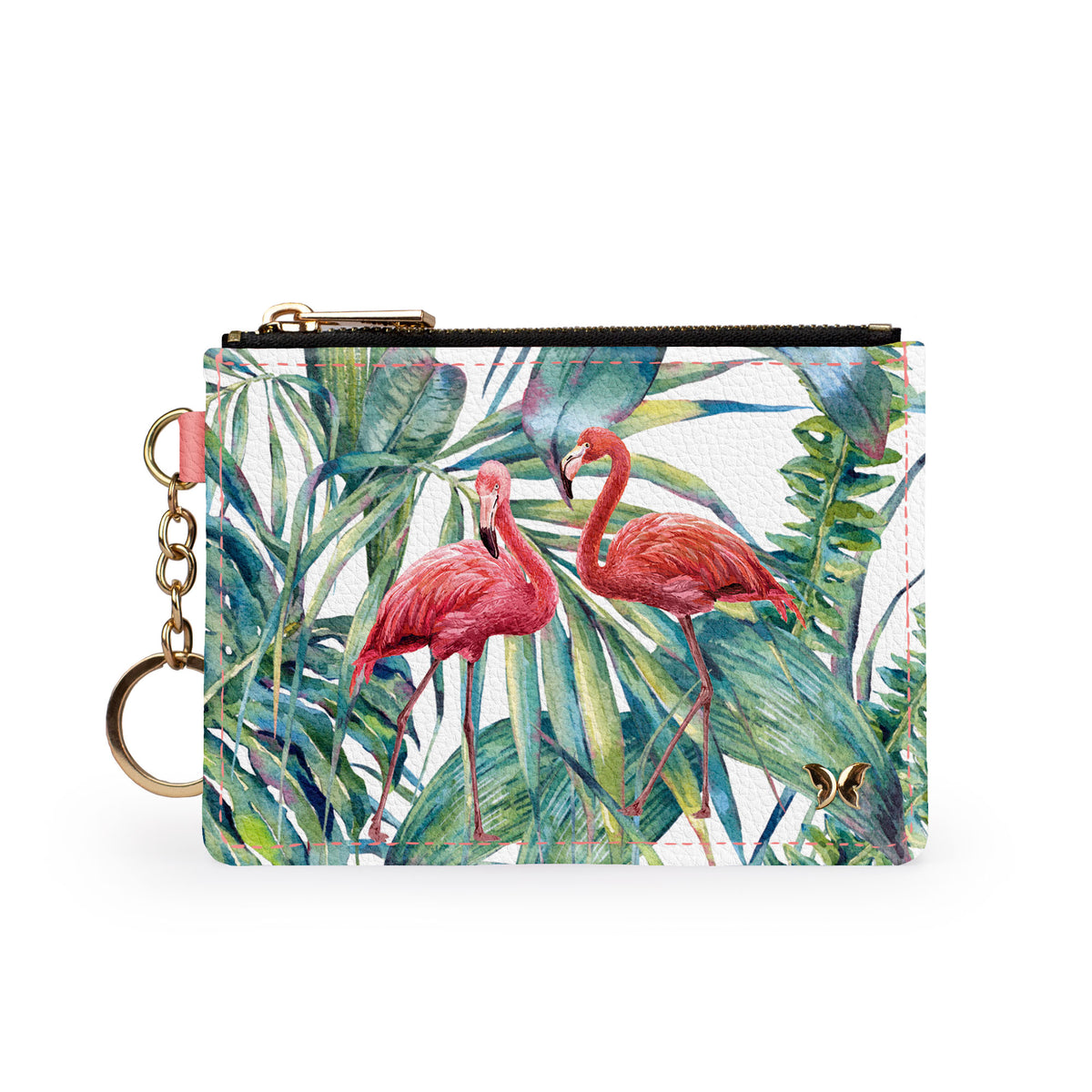Flamingo Keychain Wallet