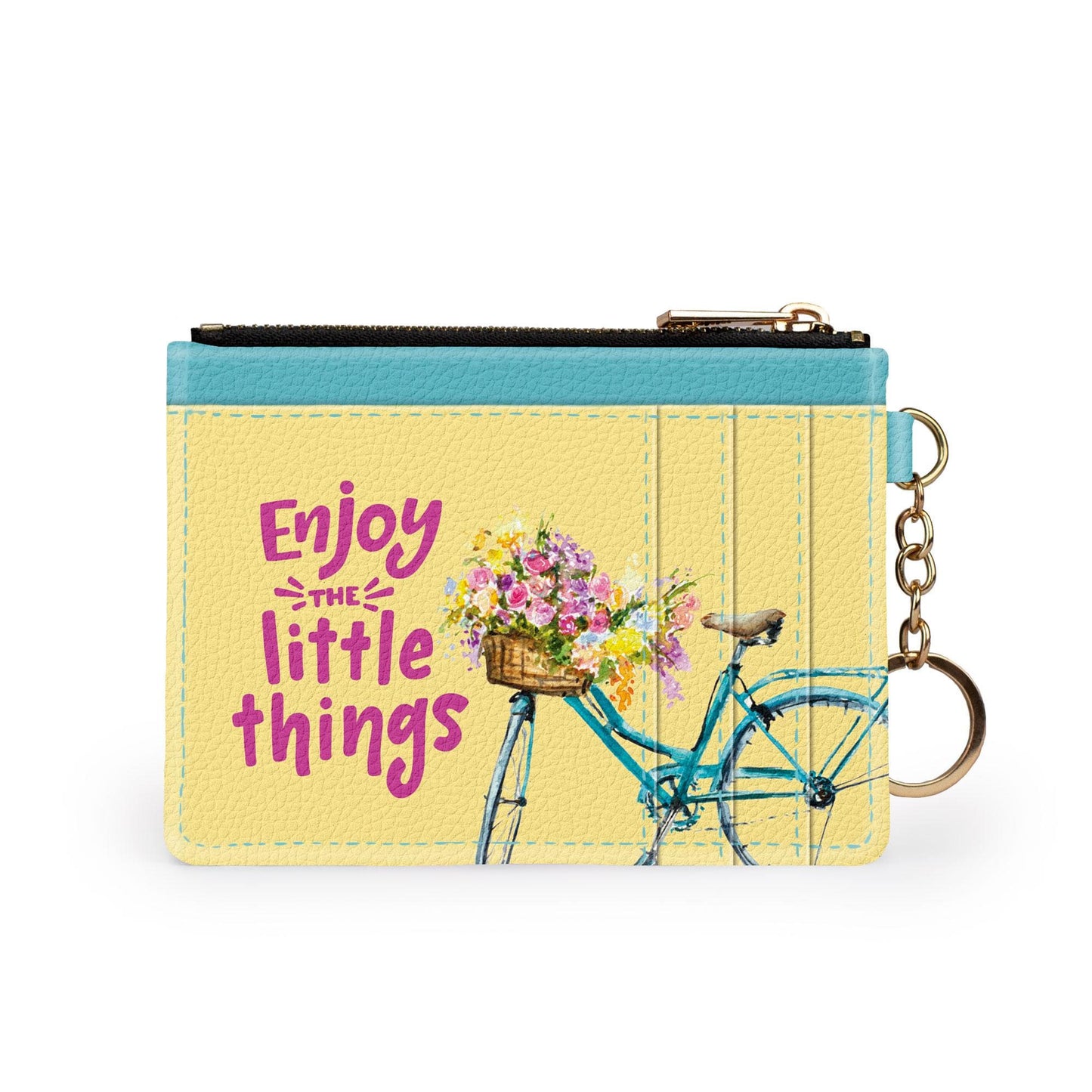 Enjoy the Little Things keychain wallet