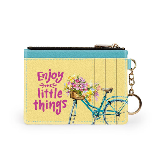 Enjoy the Little Things keychain wallet