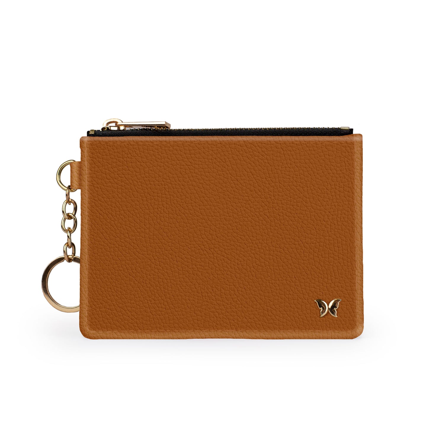 Saddle Brown Keychain Wallet