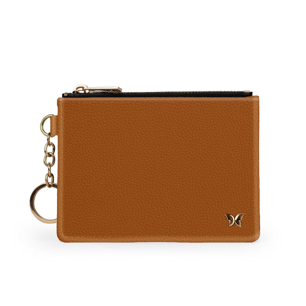 Saddle Brown Keychain Wallet