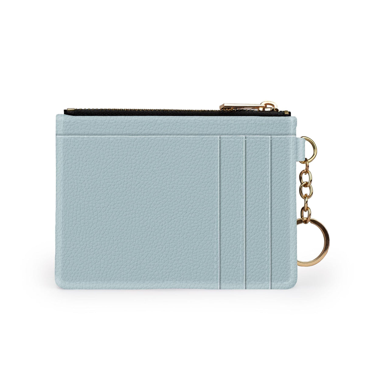 Sky blue keychain wallet