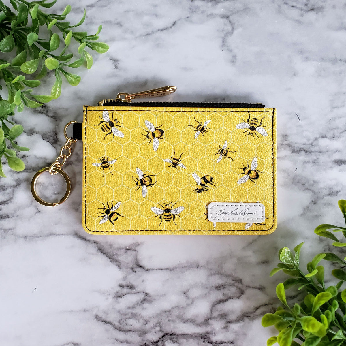 Mary Lake-Thompson Bees Keychain Wallet