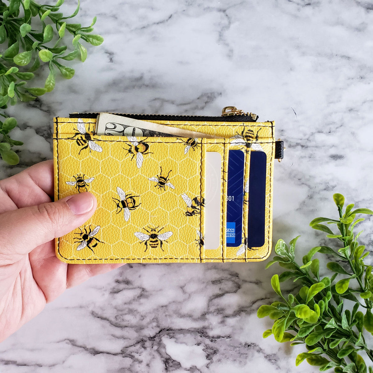 Mary Lake-Thompson Bees Keychain Wallet
