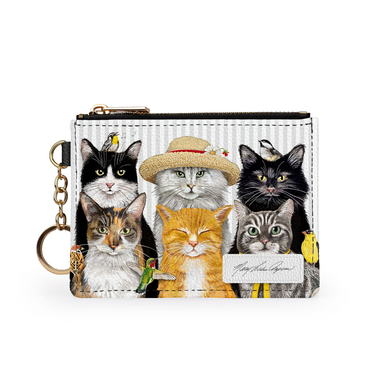 Mary Lake-Thompson Cats Keychain Wallet