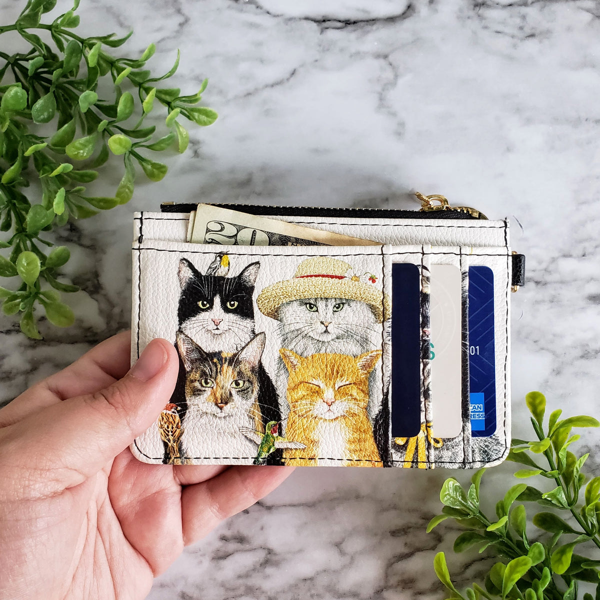 Mary Lake-Thompson Cats Keychain Wallet