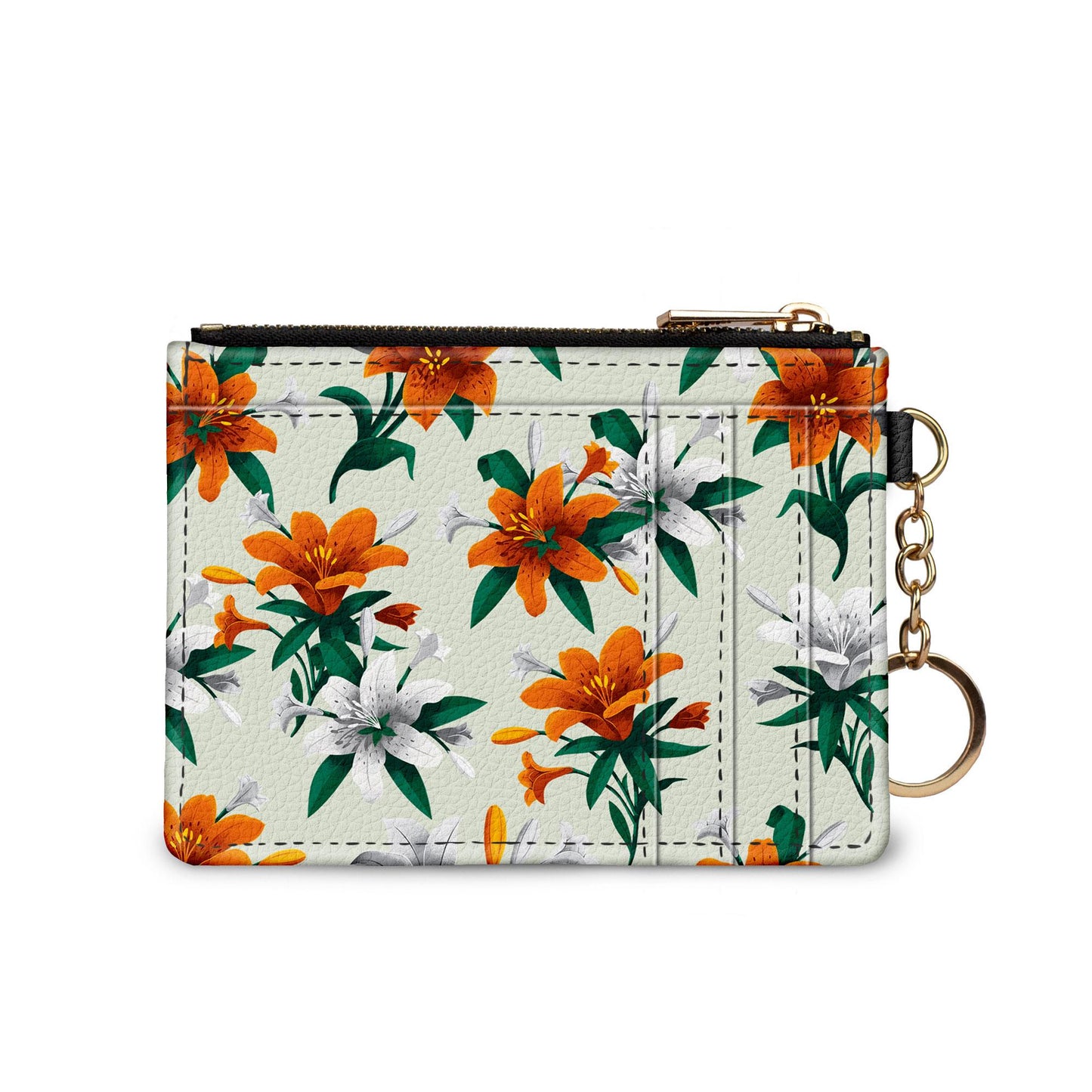 Frida Kahlo Tiger Lily keychain wallet