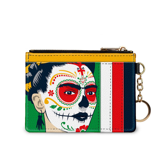 Frida Kahlo Sugar Skull keychain wallet
