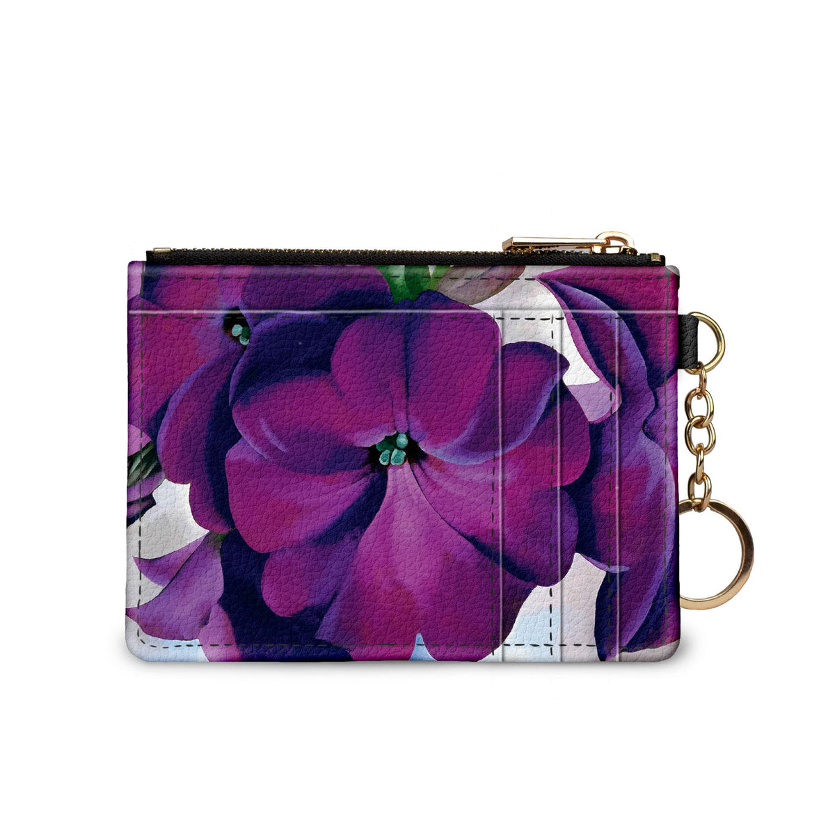 Georgia O'Keeffe Petunia keychain wallet