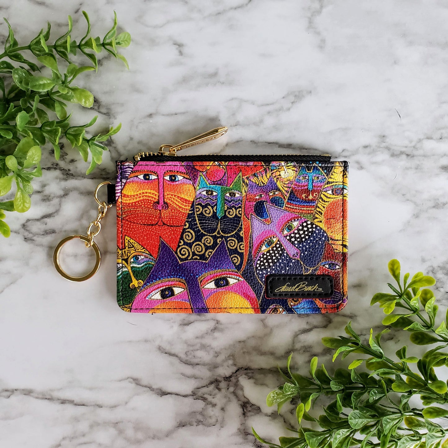 Laurel Burch Fantasticats Keychain Wallet