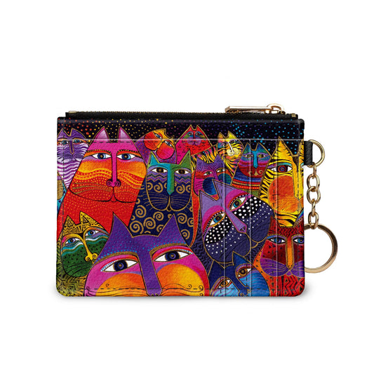 Laurel Burch Fantasticats keychain wallet