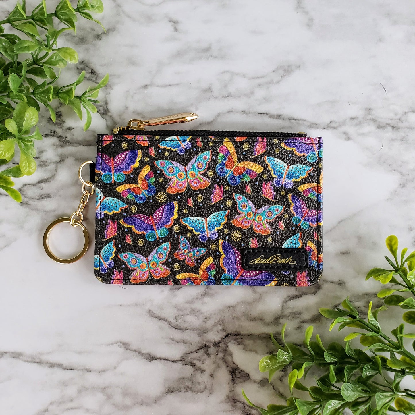Laurel Burch Mariposas Keychain Wallet