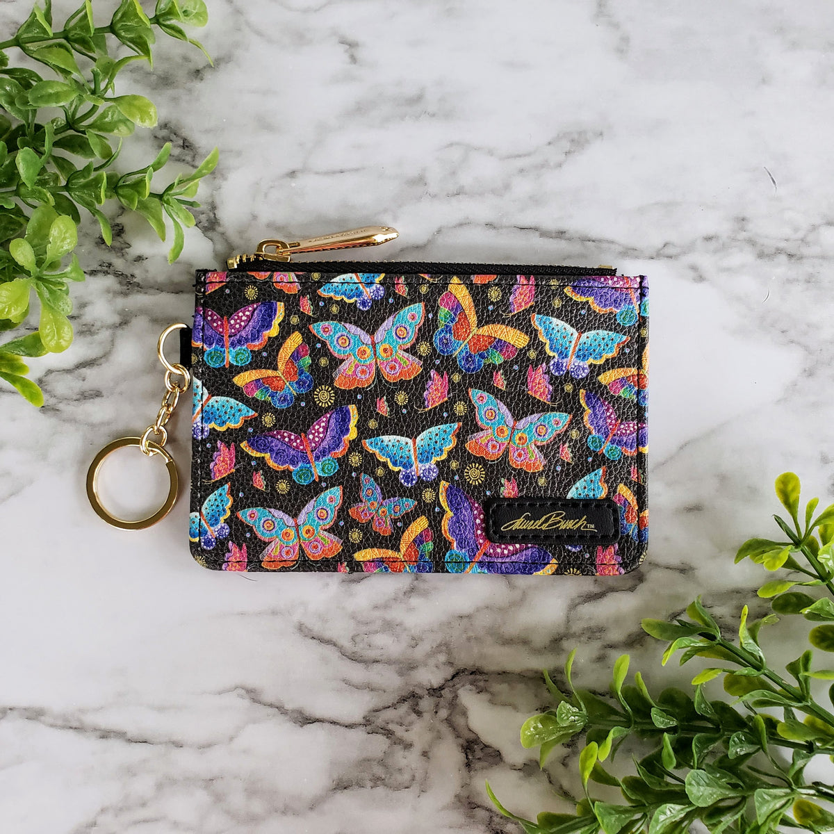 Laurel Burch Mariposas Keychain Wallet