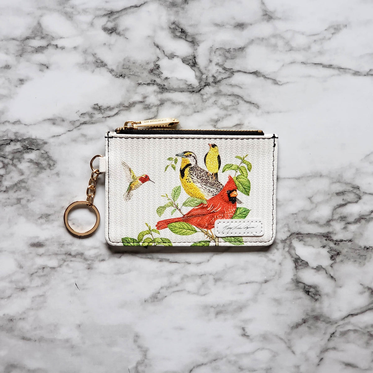 Mary Lake-Thompson Birds Keychain Wallet