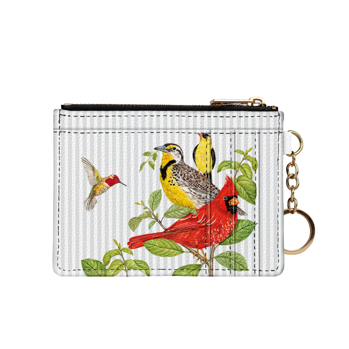 Mary Lake-Thompson Birds keychain wallet