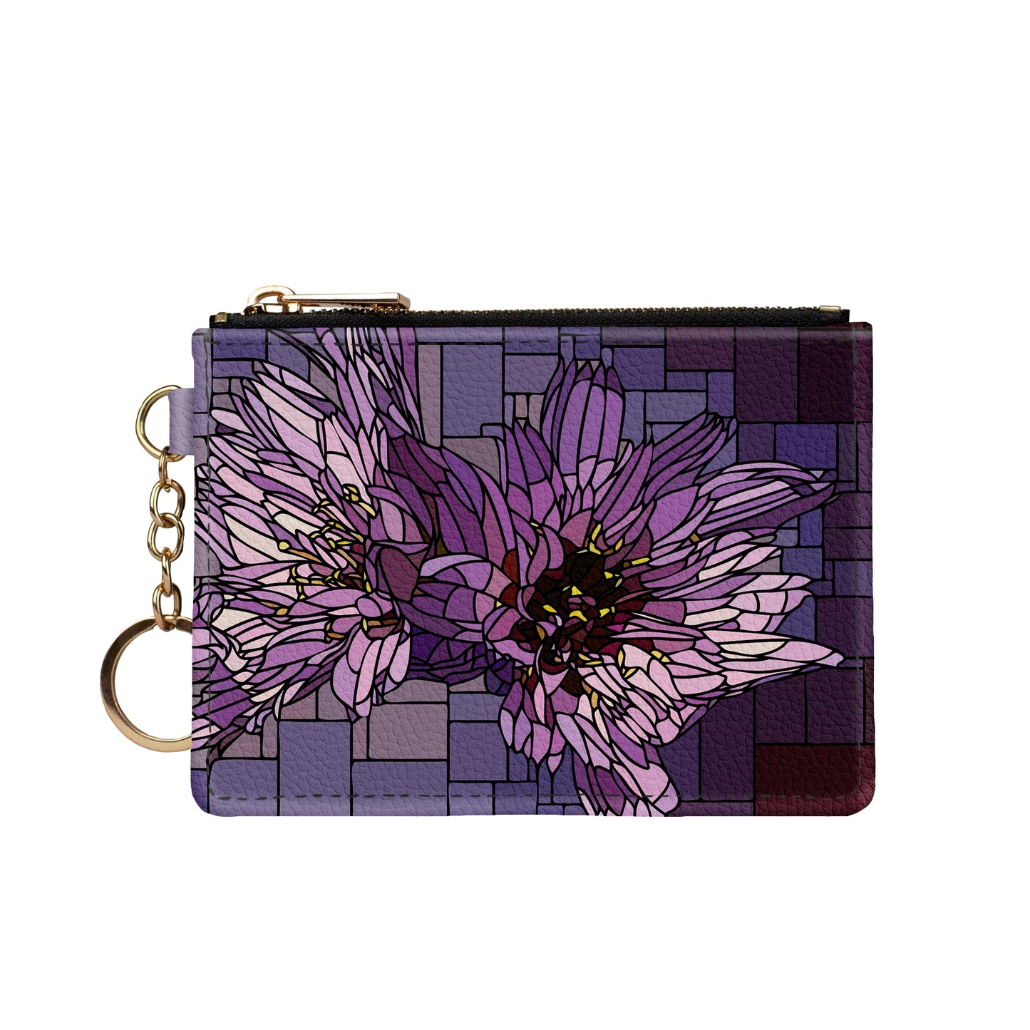 Art Glass Cupid's Dart Keychain Wallet