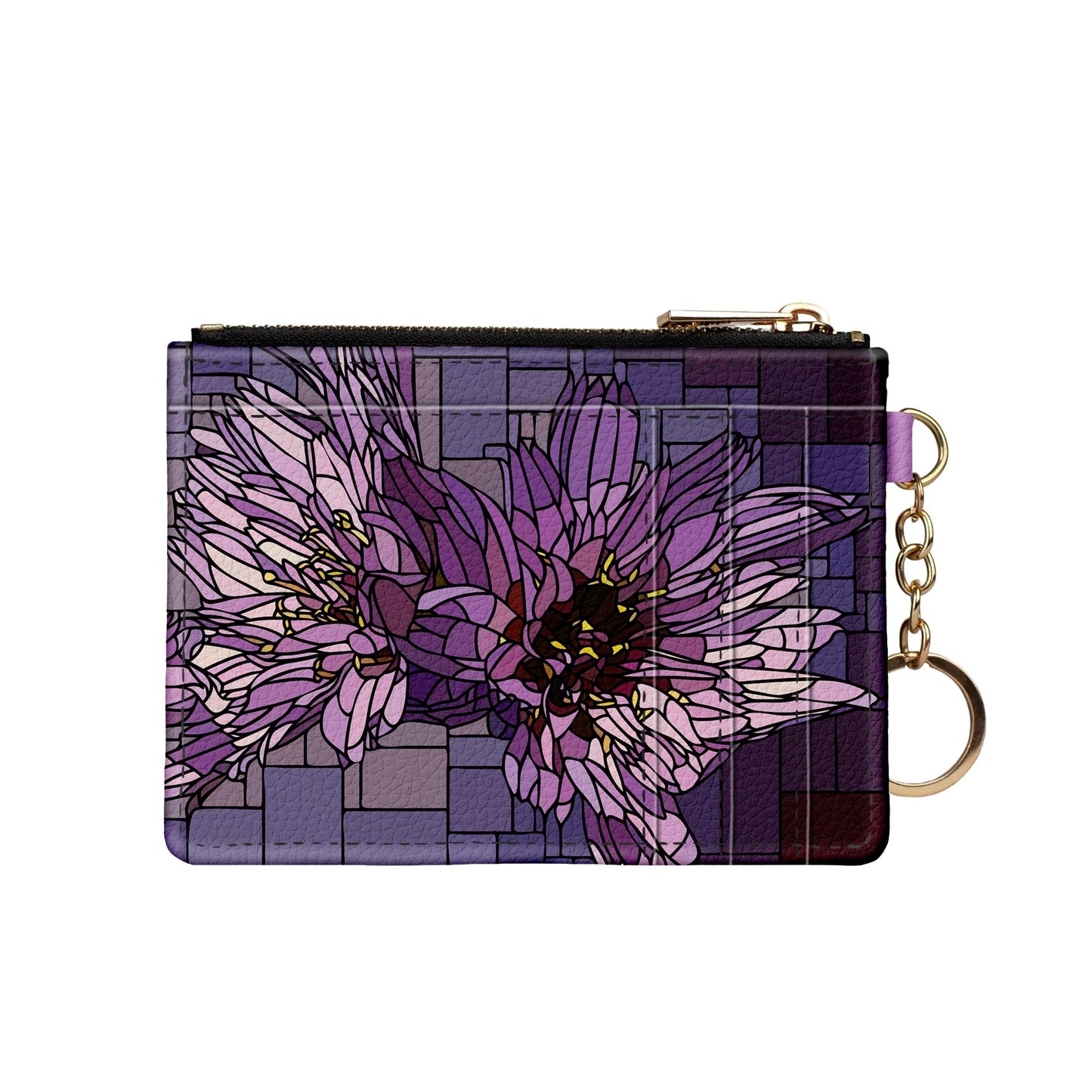 Art Glass Cupid's Dart keychain wallet