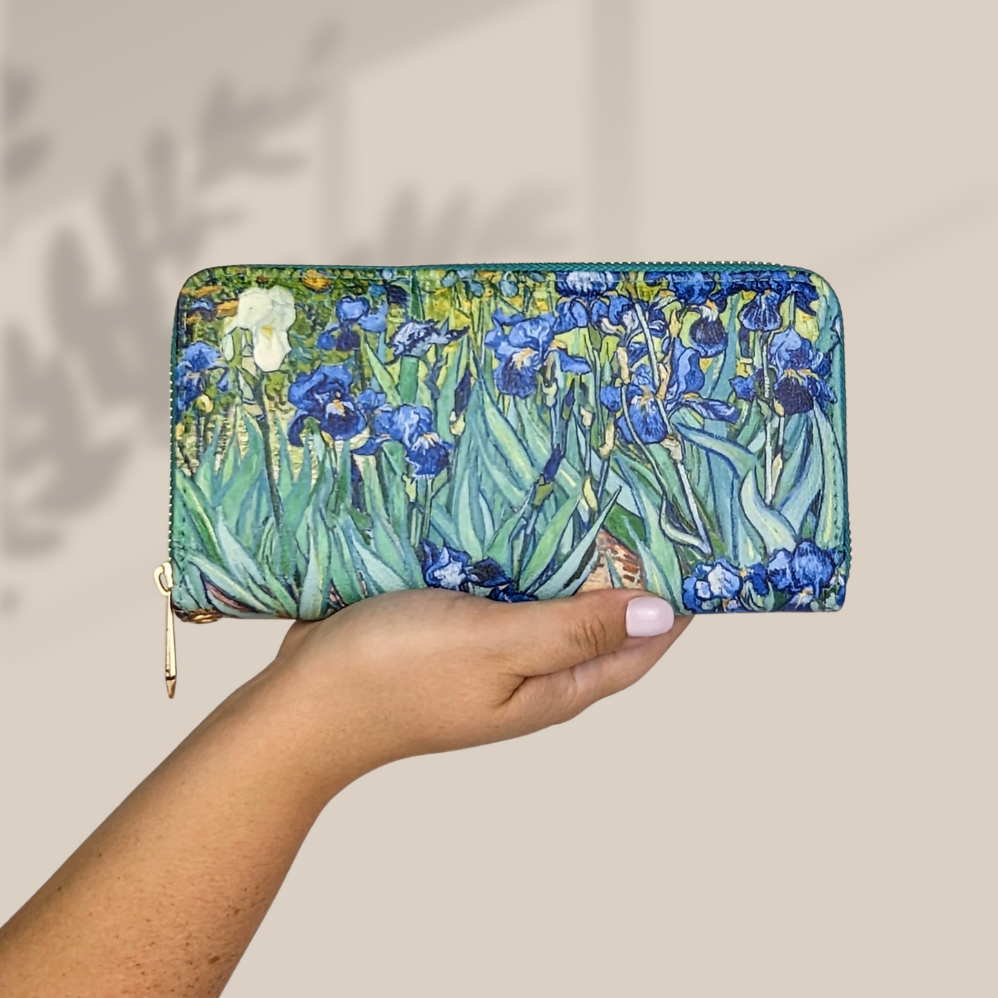 Van Gogh Irises Wristlet Wallet