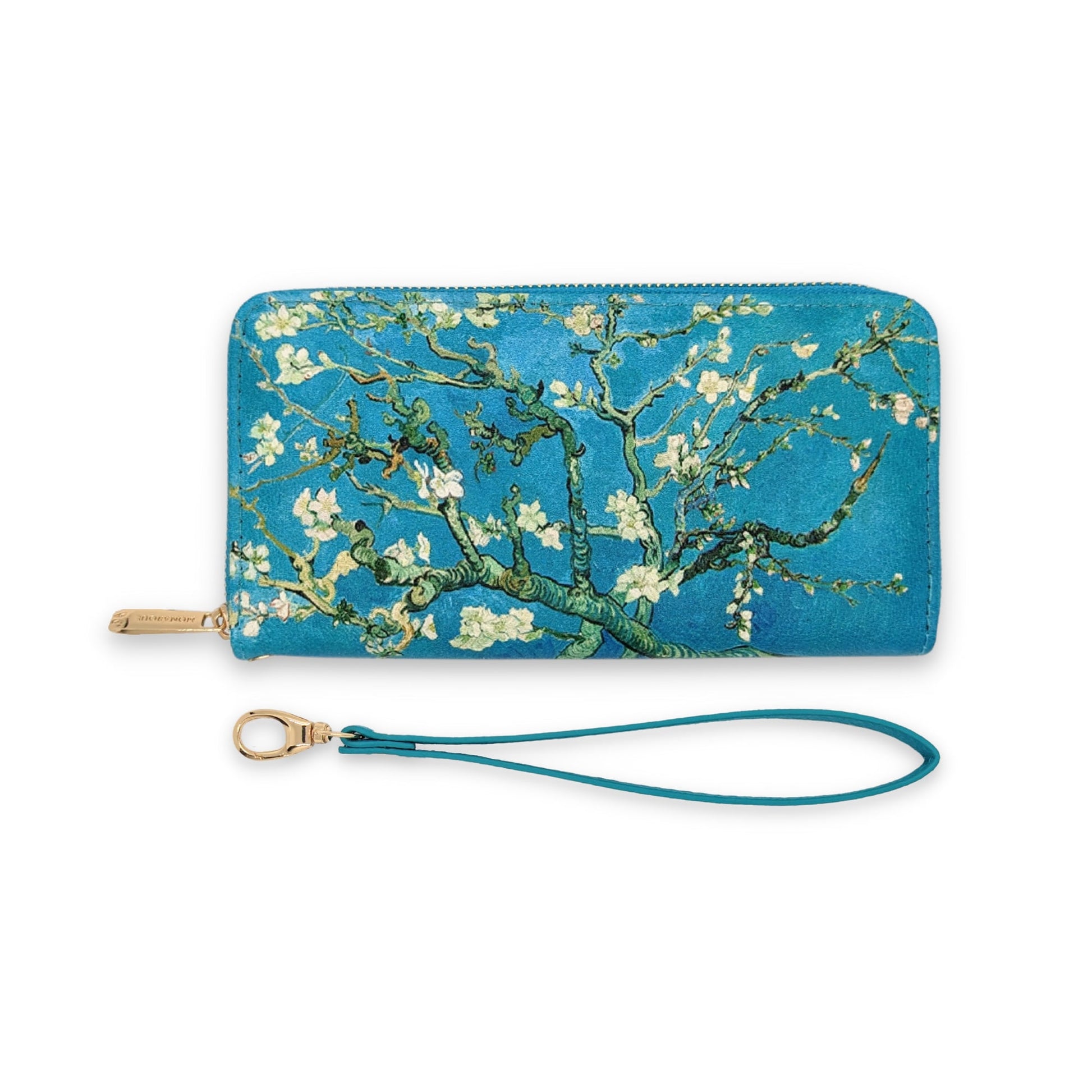 Van Gogh Almond Blossom wristlet wallet