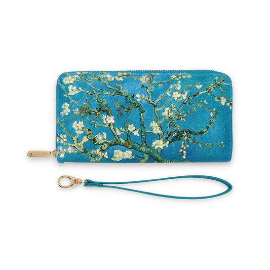 Van Gogh Almond Blossom wristlet wallet