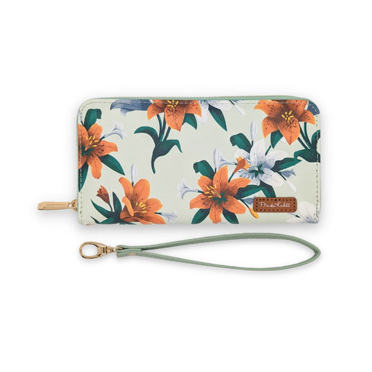 Frida Kahlo Tiger Lily wristlet wallet