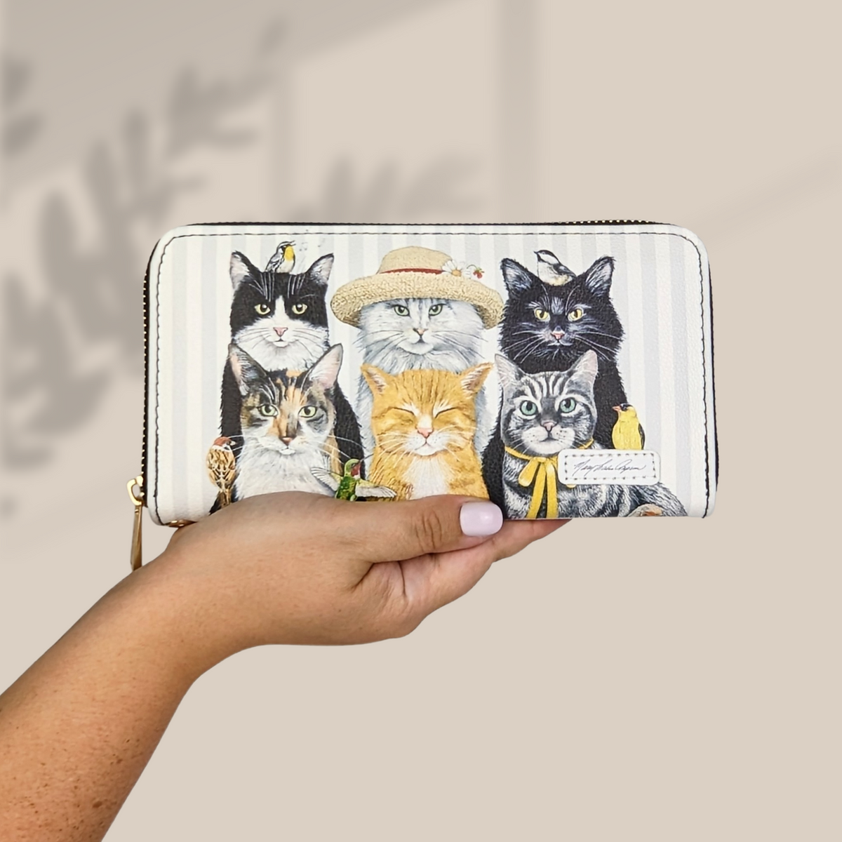 Mary Lake-Thompson Cats Wristlet Wallet
