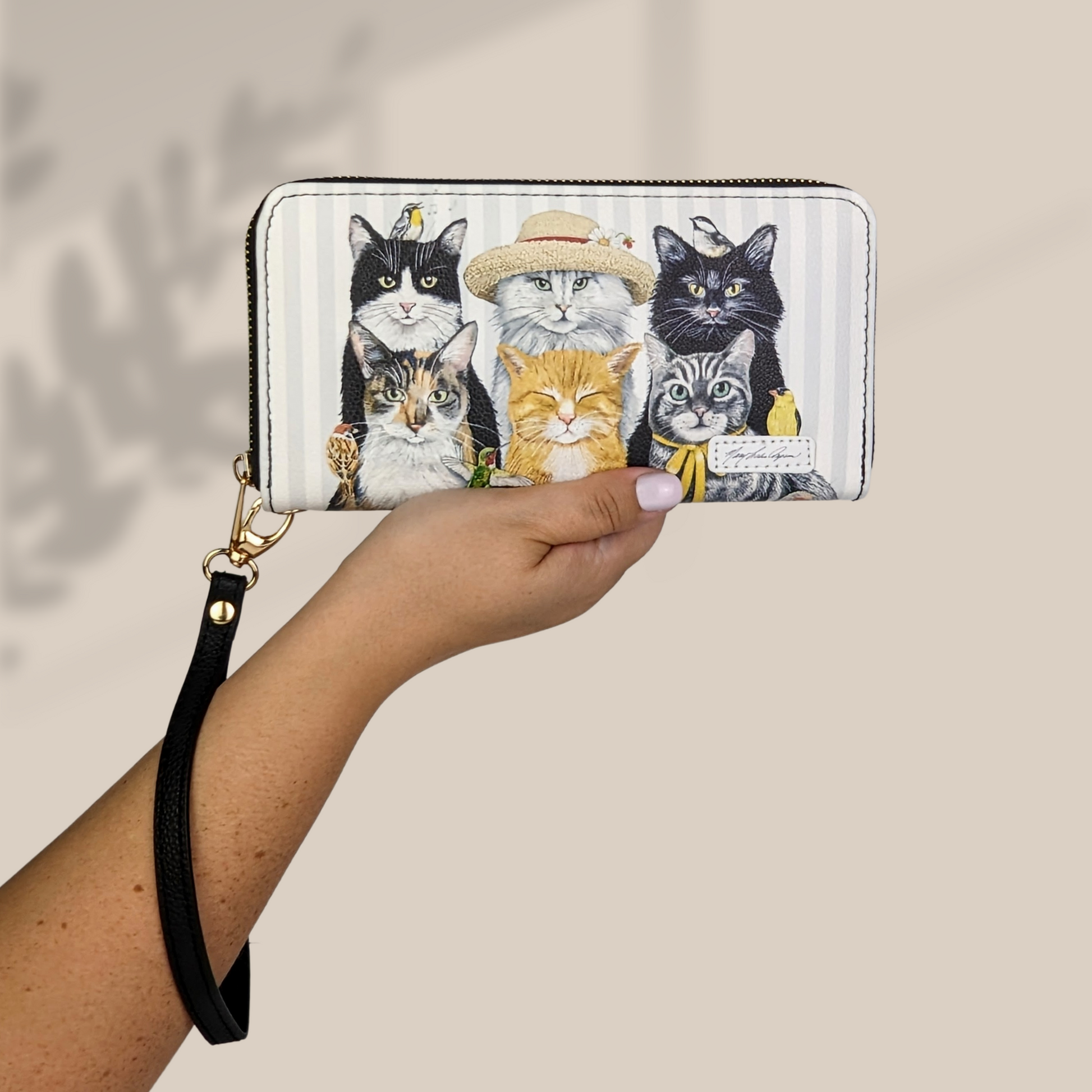 Mary Lake-Thompson Cats Wristlet Wallet