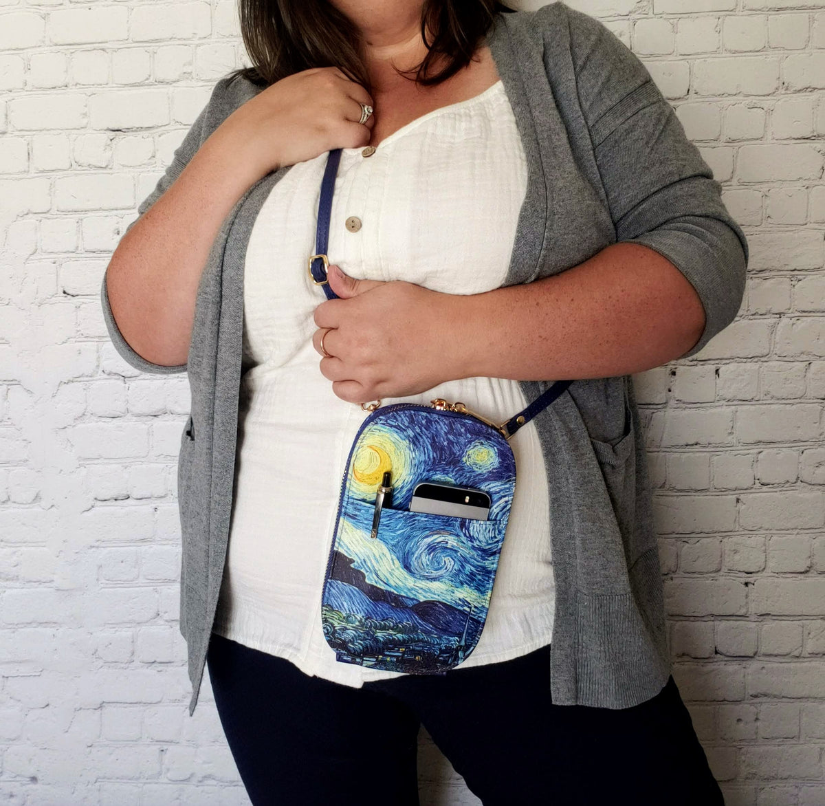 Van Gogh Starry Night Crossbody Bag