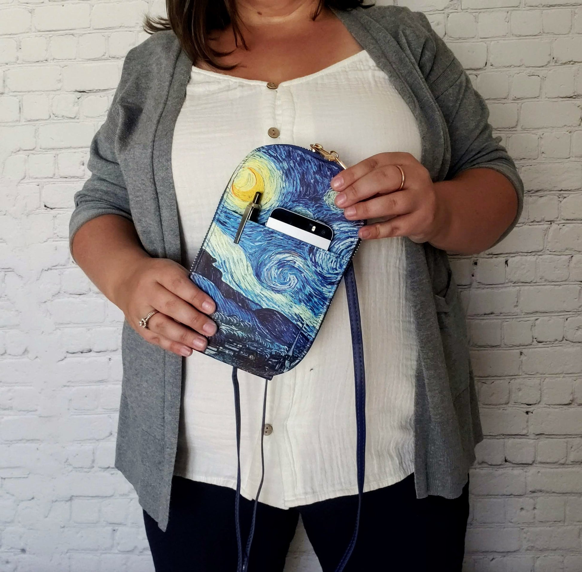 Van Gogh Starry Night Crossbody Bag
