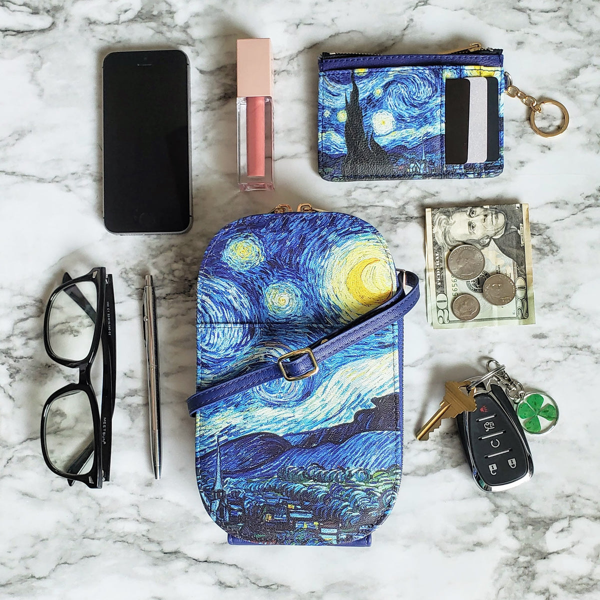 Van Gogh Starry Night Crossbody Bag