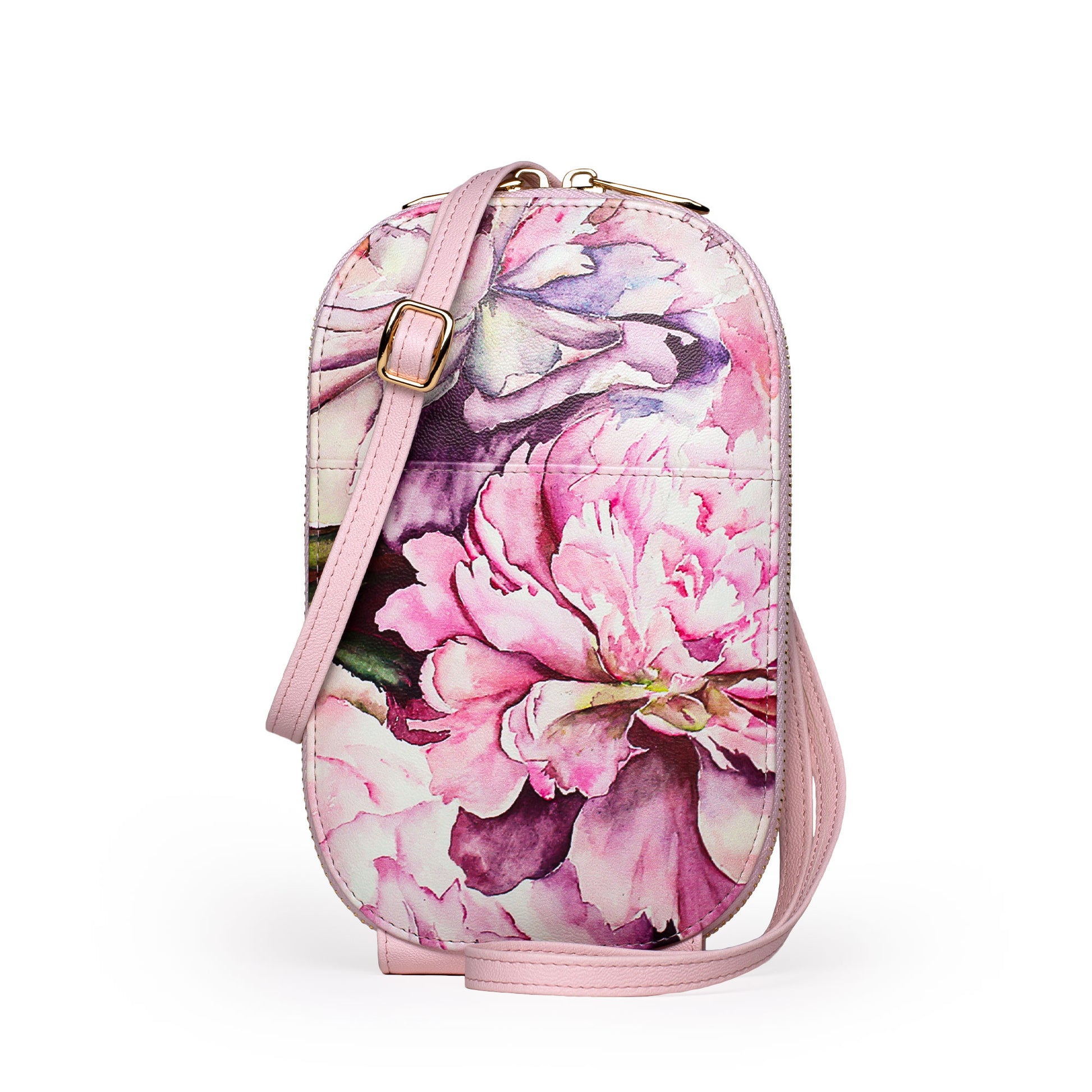 Peonies crossbody bag