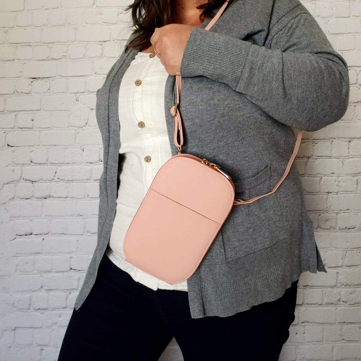 Pink Crossbody Bag