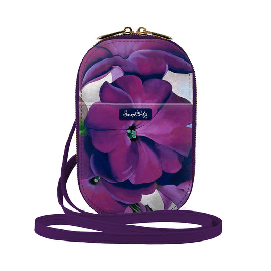 Georgia O'Keeffe Petunia crossbody bag
