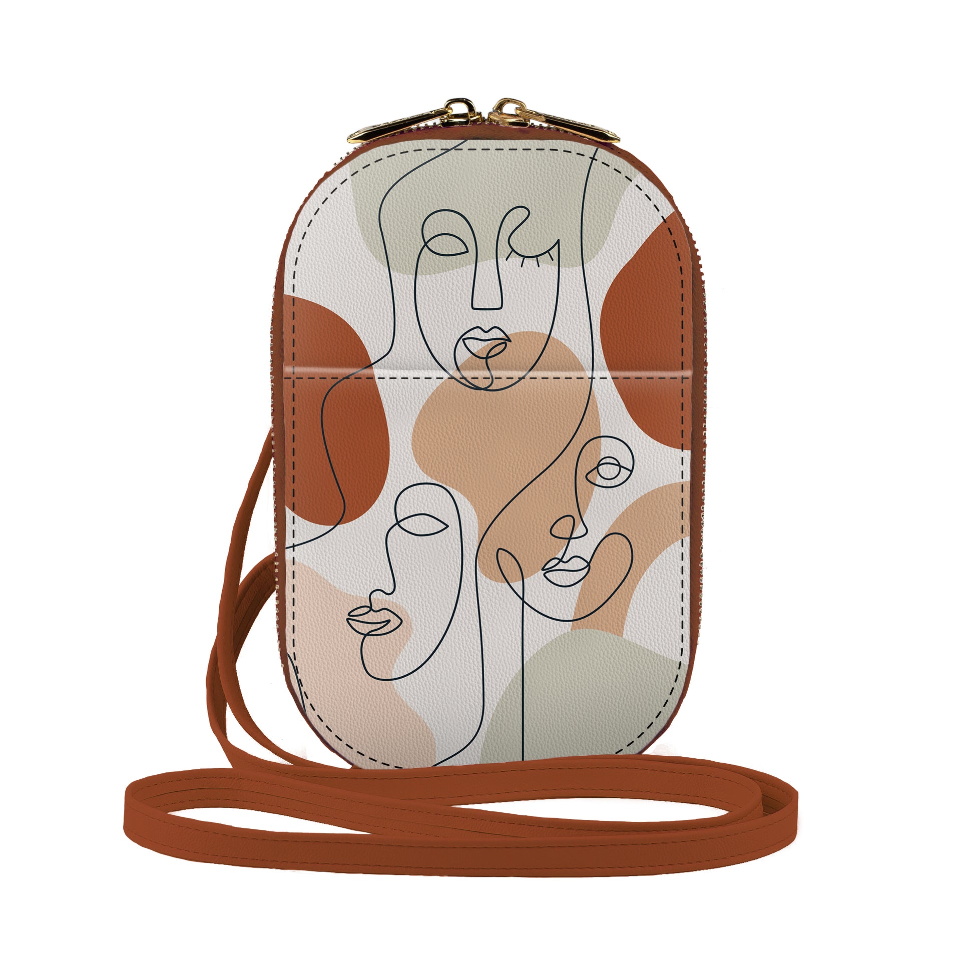 Faces crossbody bag